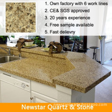 Quartz Tile for Cheap Kitchen Worktops, Countertop